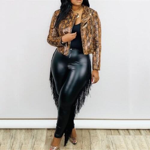 2020 New Fashion Women Clothing Sexy Sets Tops And Long Pants Sets White Tassel Sexy For Night Club Sets Plus Size Ladies Sets