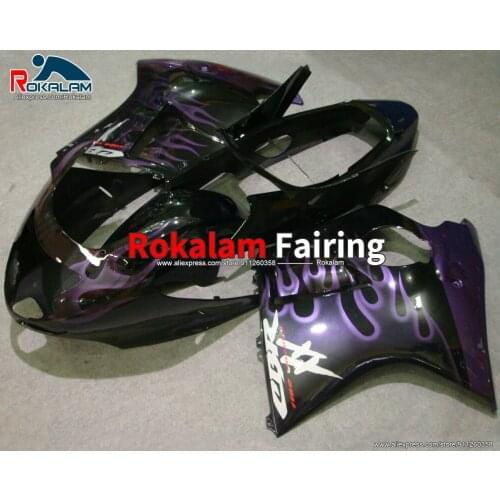 Covers For Honda CBR 1100XX 2005 CBR1100-XX 1996 1998 CBR1100XX 2002 2007 Motorbike Purple Black Fairing Kit (Injection Molding)