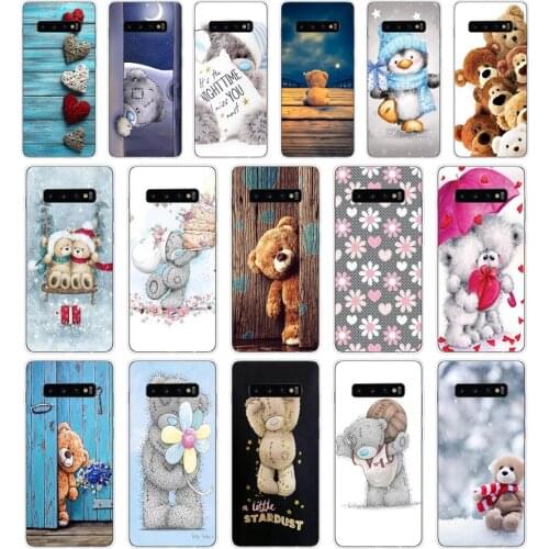 386FG Tatty Teddy Me To You Bear Soft Silicone Tpu Cover Case for Samsung Galaxy A01 A10 M11 M21 S10 S20 J1 2016 Plus case