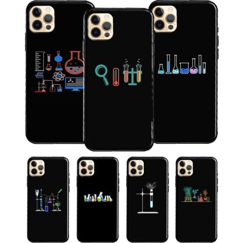Science Chemistry For iPhone 12 Pro Max Mini 7 8 Plus Phone Case For iPhone 11 Pro Max XS XR X SE 2020 Cover