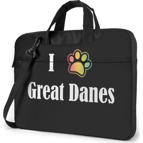 Great Dane Laptop Bag Case With Handle Carry Computer Bag Fashion Travel Laptop Pouch