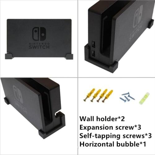 For Ninteno Switch 3D Printed ABS Wall Mount Holder Bracket Hook Hangers Nintend Switch Console Dock For Switch Ring-con Stand