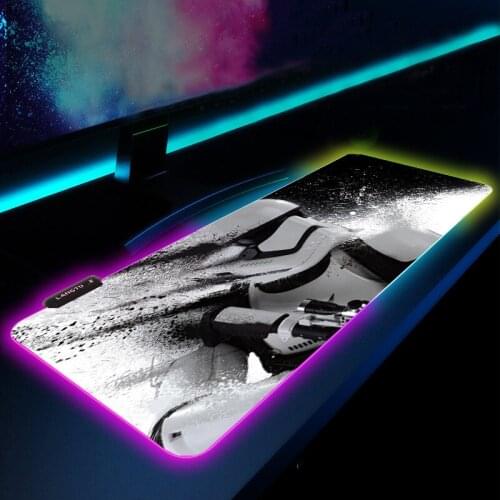 Star Battle Rgb Led Light Mouse Pad Gamer Esports 900x400mm Notbook Mouse Mat Gaming Mousepad Hight Pad Mouse PC Desk Padmouse