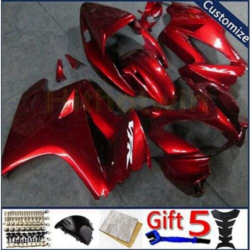 Motor cover For VFR800 2002 2003 2004 2005 2006 2007 2008 2009 2010 2011 2012 VFR 800 ABS Fairing kit Injection mold red