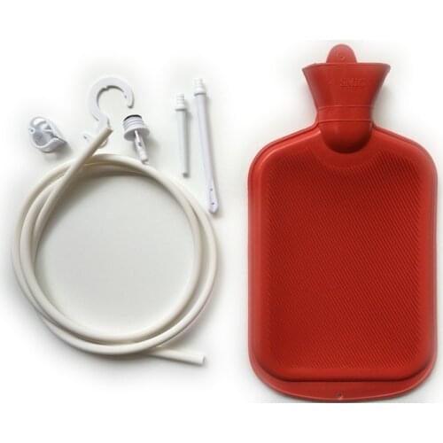 Wetips Non-Toxic Enema Bag Kit Enema Bag Silicone Hose Butt Anal Enema Douche Silicone Hose Lavement Anal Nettoyage Anal Shower