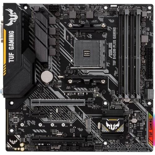 Original motherboard for for ASUS TUF B450M-PLUS GAMING Socket AM4 DDR4 64GB USB2.0 USB3.1 HDMI B450 Used Desktop motherboard