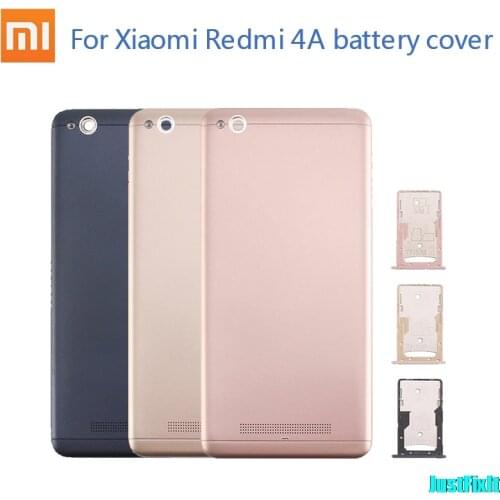 Original Case For Xiaomi Redmi 4A Battery Cover Rear Door Back Housing Case For Xiaomi Redmi 4A Back Battery Cover Replacement