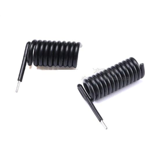 315MHZ/433MHZ Spring Antenna Wireless Receiving And Transmitting Remote Control Module Black Rubber Spiral