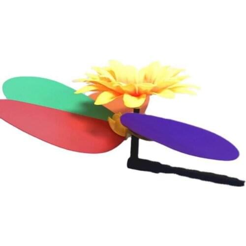 Colorful Sunflower Windmill Wind Spinner Pinwheel Garden Yard Decor Kids DIY Toy