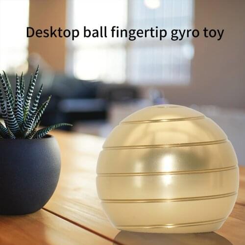 Medium Desktop Spherical Rotating Gyroscope Desktop Decompression Toy Kinetic Desk Toys Kinetic Optical Illusion Balls Toy