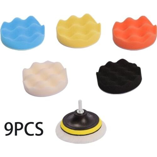 Sanding Polishing pads Rotary Orbital Power Tools Parts Supplies Sponge Kit