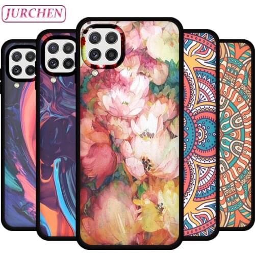 JURCHEN Silicone Phone Case For Samsung Galaxy A22 4G Fashion Cute Cartoon Pattern For Samsung Galaxy A22 5G TPU Thin Back Cover
