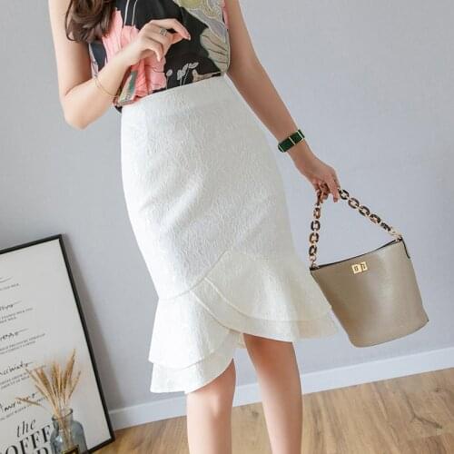 Stretch high waist bag hips skirt women mid-length slim split skirt wedding ceremony festive long skirts office lady clothes