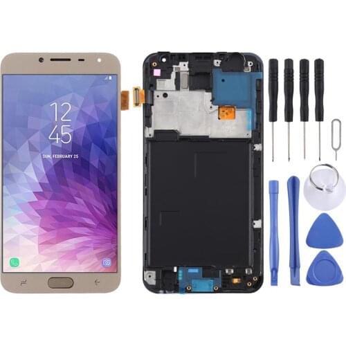 TFT Material LCD Screen and Digitizer Full Assembly with Frame for Galaxy J4 J400F/DS