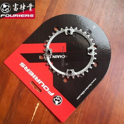 Fouriers Bicycle MTB Sprocket 104BCD Mountain Bike AM FR DH crankset Design drainage hole chain tooth Bike Disc chain 30T 32T