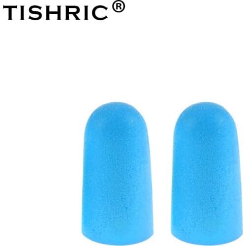 1 Pairs TISHRIC Bagged EarPlugs Sleeping Ear Plugs Anti Noise Ear plug Noise Reduction Rate 25db Sponge Earplugs Anti-noise