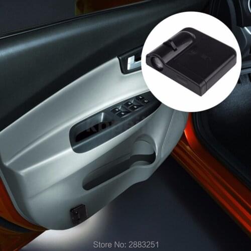 2pcs Car Styling Car Door Welcome Light Projector Logo Sticker for Honda fit accord crv civic 2006-2012 jazz city Accessories