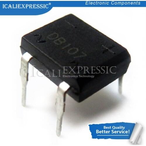 20PCS DB107S DB107 DIP-4 Bridge Rectifiers 1A 1000V new original In Stock