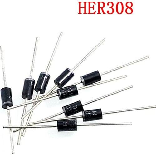 20PCS HER308 3A 1000V Fast Recovery Dioden