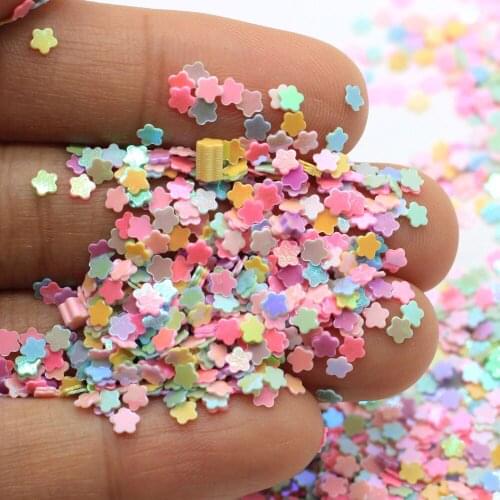 2021 Novel Design 3mm Beautiful Flower Cheap Price Nail Sequins for Girls Party or Holiday Nail Decoration Accessories