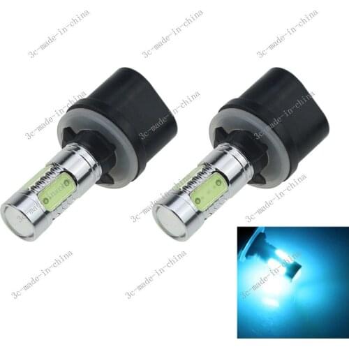 2X Ice Blue 5 COB 7.5W LED 880 PG13 Car Bulb Fog Light Driving Headlight