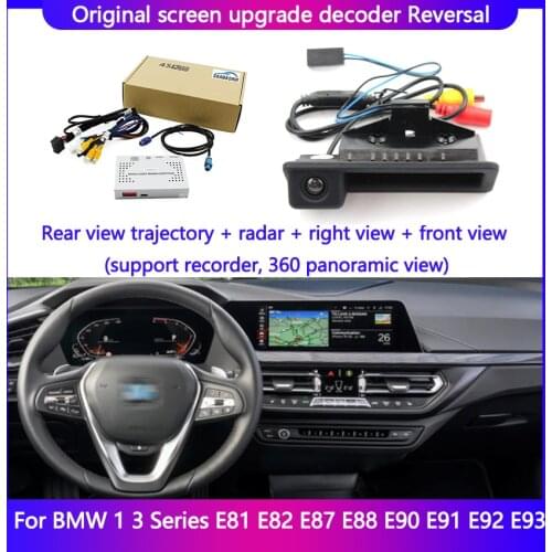 Car Rear Reverse Bakcup Camera Auto Digital Decoder Box Interface Adapter For BMW 1 3 Series E81 E82 E87 E88 E90 E91 E92 E93