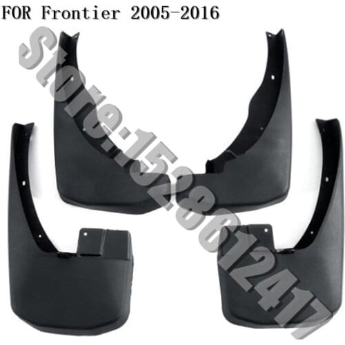 Car Styling for Nissan Frontier NAVARA 2005-2019 ABS Car Mud Flaps Mudflaps Splash Guards Mud Flap Mudguards Fender