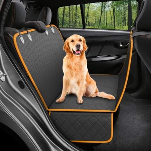 Dog Car Seat Cover Waterproof Pet Transport Puppy Carrier Vehicle Backseat Protector Mat Car Hammock for Small Large Dogs