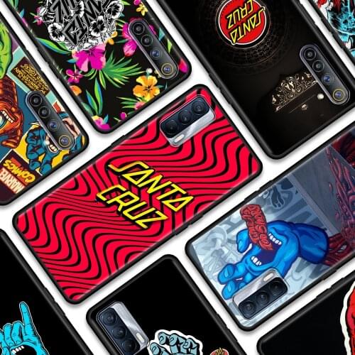 Phone Shell For Realme V15 V13 GT Neo C25 C21 C20 C15 C11 C3 8 7 6 X50 Q2 Pro Q2i Fundas Cover Case Guscio Santa Cruz