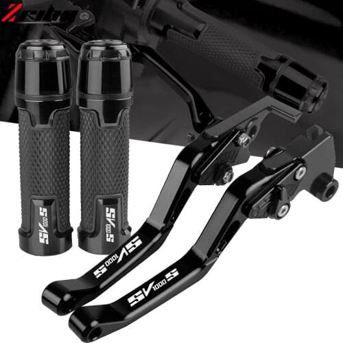 For SUZUKI SV1000 S SV 1000 SV1000S 2003 2004 2005 2006 2007 Motorcycle CNC Brake Clutch Lever Handlebar knobs Handle Hand Grips