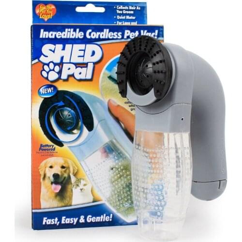 Electric pet hair aspirator portable pet massage cleaning vacuum cleaner hair brush