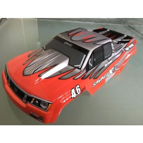 HPI Savage X4.6Flux F4.6 VRX HSP Redcat losi FS kyosho Tamiya T maxx E-MAXX hraxxas cc011/8 1/10 Scale RC Painted MT truck Body