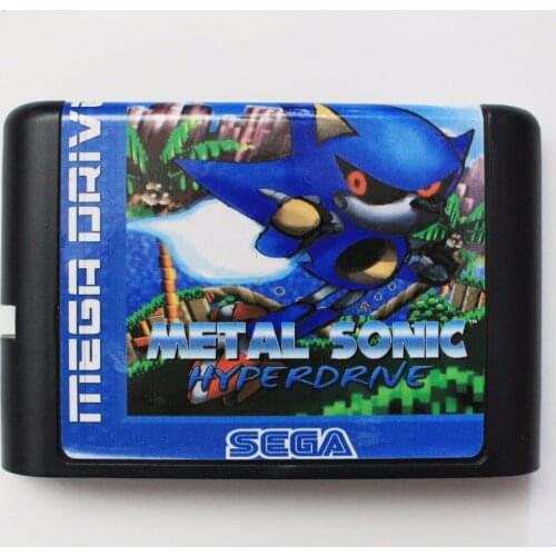 Metal Sonic Hyperdrive 16 bit SEGA MD Game Card For Sega Mega Drive For Genesis