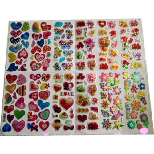 Customized DIY Cute Lovely 3D Bubble Sponge Stickers Kawaii Cartoon For Kids Best Gifts