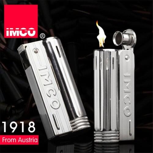 Classical Genuine IMCO Petrol Lighter General Lighter Original Oil Gasoline Cigarette Gas Torch Lighter Cigar Fire Pure Copper