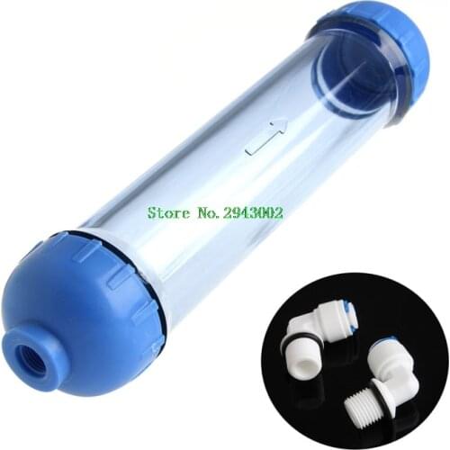 Water Filter Housing Fill T33 Shell Filter Tube Transparent Reverse Osmosis