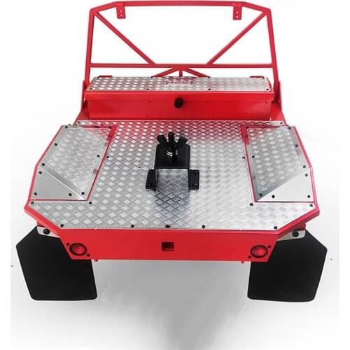 ​Metal Car Body Rear Bucket Rear Bed & Fender Mudguard & Back Lamp for 1/10 RC4WD TF2 Mojave RC Car Accessories
