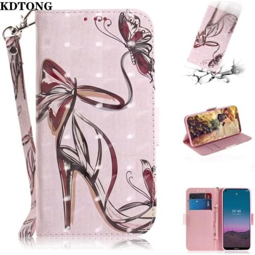 Fashion Phone Case for Nokia 5.4 5.3 3.4 2.4 1.3 6.2 Coque Painted Flip Leather Wallet Multi Function Protect Cover Capa Etui