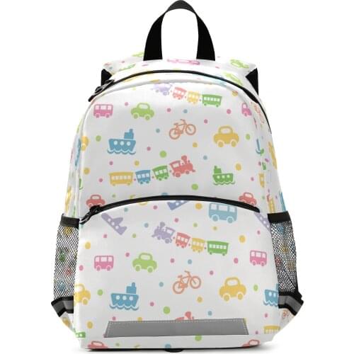 New Cartoon Car Children Backpack School Bags For Girls Kindergarten Preschool Bag School Backpack Mochilas Escolares Infanti