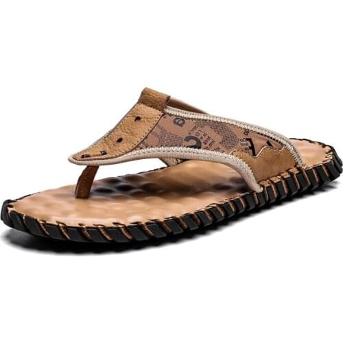 ZPCAILT Summer Mens Flip Flops Beach Slippers for Man Outdoor Home Casual Sandals Male Swimming Water Sport Sneakers Big Size 48