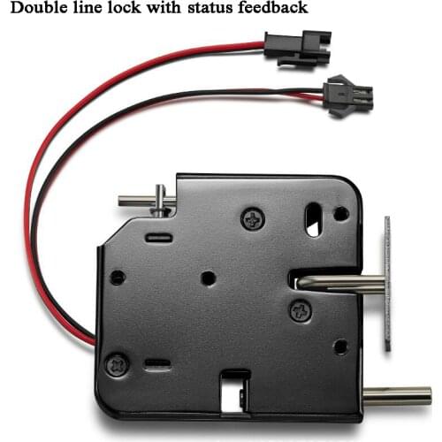 24V 0.5A Market Locker Electric Latch Magnetic Cabinet Lock Drawer Signal Feedback