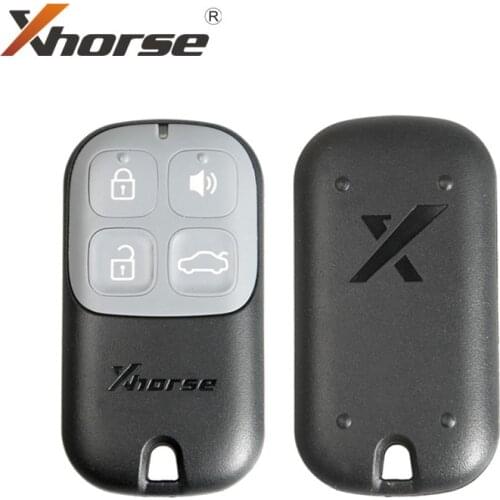 Xhorse VVDI2 XKXH00EN Wired Universal Remote Key Shell 4 Buttons for VVDI Key Tool 5pcs/lot