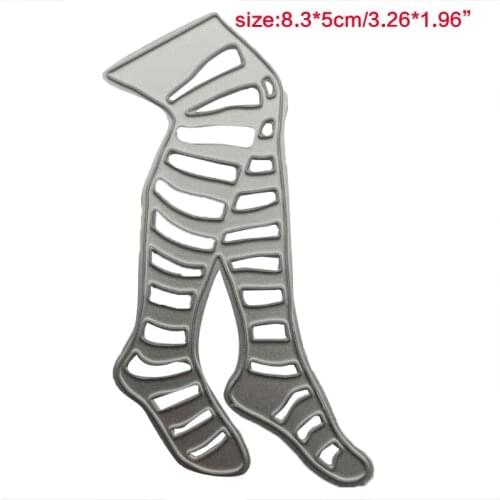 YYSD Boot Metal Cutting Dies Stencil DIY Scrapbooking Album Paper Card Template Mold Embossing Craft Decoration