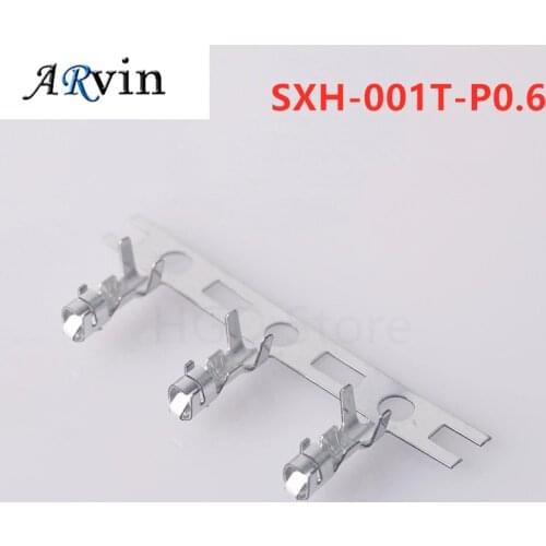 100pcs JST Connector Terminal SXH-001T-P0.6 Wire Diameter: 22-28AWG