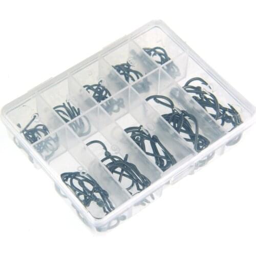 100pcs/box Carp Fishing Hooks for Hair Rigs Coated Hook Micro Barbed Matt Black 20pcs Ronnie Rigs Made In Japan Classic