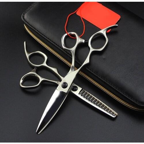2019 left haHair Scissors High Quality 440C 6.0" Professional Hairdressing Scissors Hair Cut Shears Hairdresser Cutting Tool