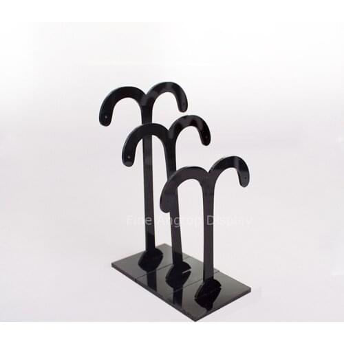 3 Pcs/Set Acrylic Earrings Shelf Display Stand Holder Professional Ear Stud Jewelry Show Bracket Rack Show