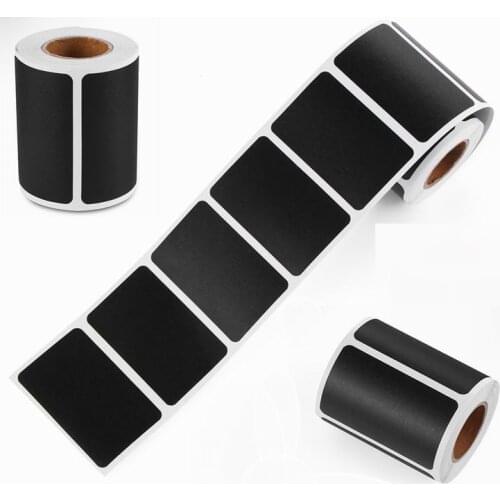 50 Roll Waterproof Chalkboard Kitchen Spice Label Stickers Home Jam Jar Bottle Tags Blackboard Labels Stickers Marker Pen