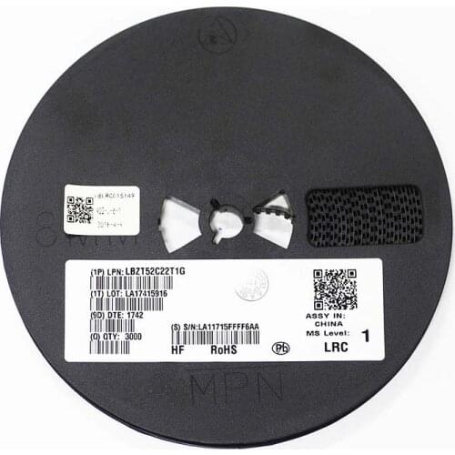 50PCS Zener diode LBZT52C22T1G 22V 0.5W(500mW) SOD-123 LBZT52C22T1G