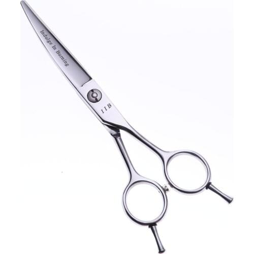 6 Inch Professional Hairdressing Scissors Barber Cutting Shears Curved Upward Hair Scissors High Quality Personality Styles